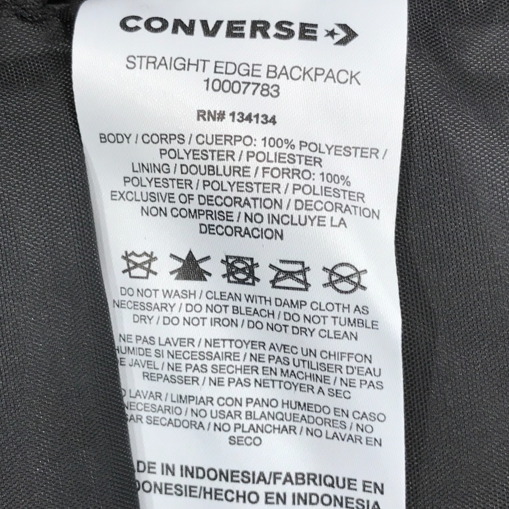 Converse Pink Floral & Olive Green Backpack - Picture 8 of 8